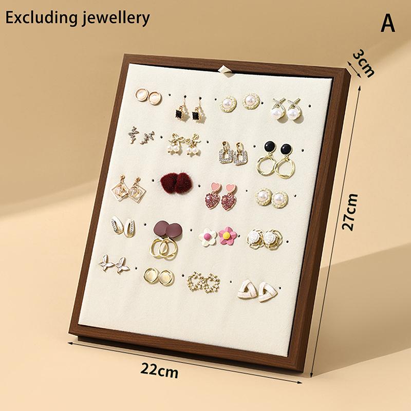 Vintage Ring Display Stand Large Capacity Jewelry Storage Rack Suitable For Rings, Earrings  Jewelry Display Stand