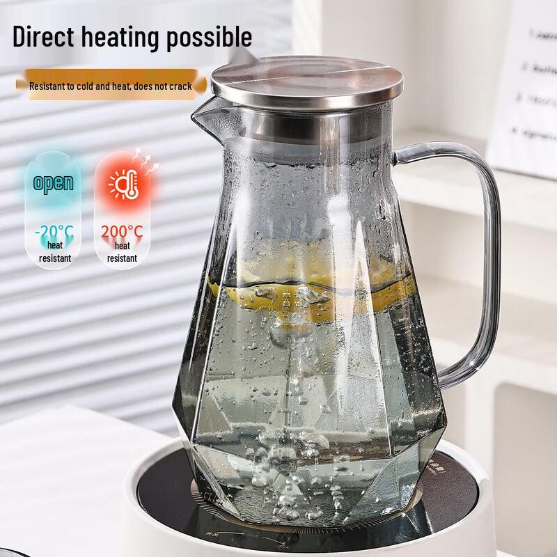 Qiwei Heat-Resistant Glass Mug Set with Handles
