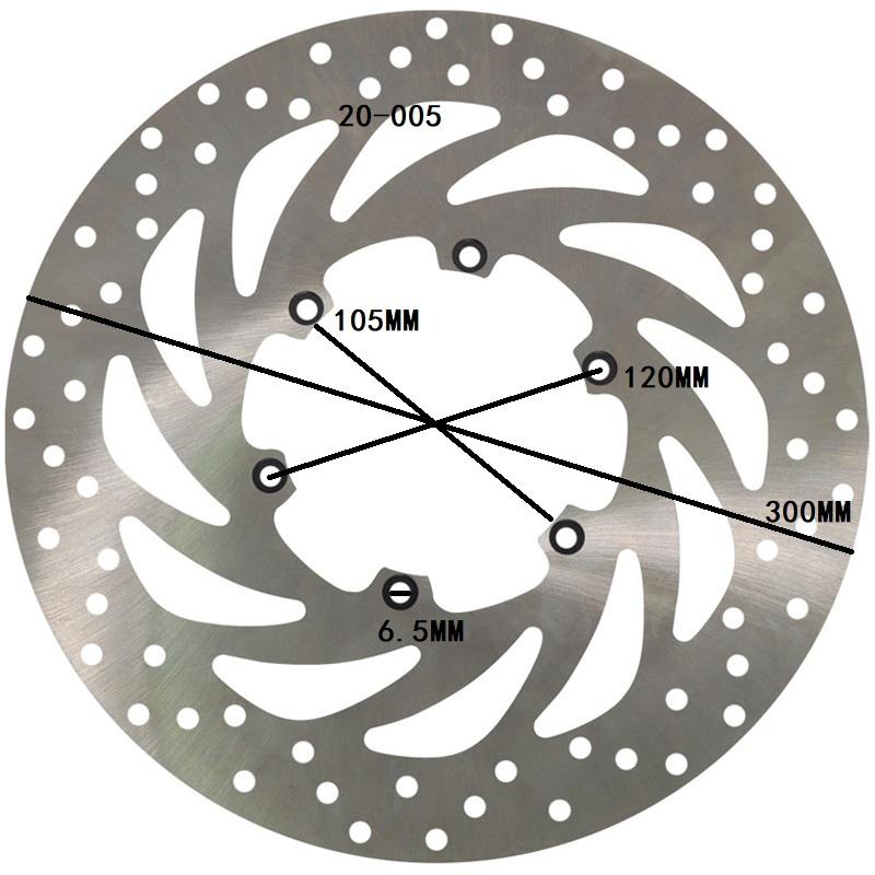 Motorcycle Front Brake Disc Rotor For BMW F800GS 08-17 F800GS Adv 12-18 F650GS Dakar 00-07 G650GS 11-16 G650GS Sertao 12-14