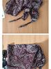 Retro Paisley Silk Scarf: Women's Spring/Summer Versatile Scarf & Waist Accessory