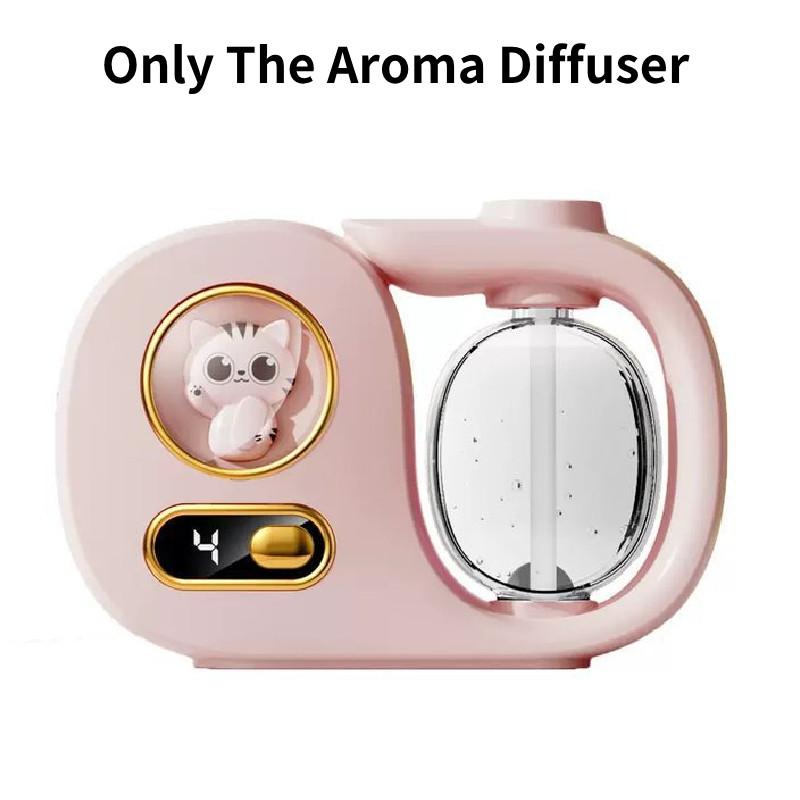 Animal Theme Aromatherapy Diffuser With Rechargeable Waterless Smart Oil For Home Use