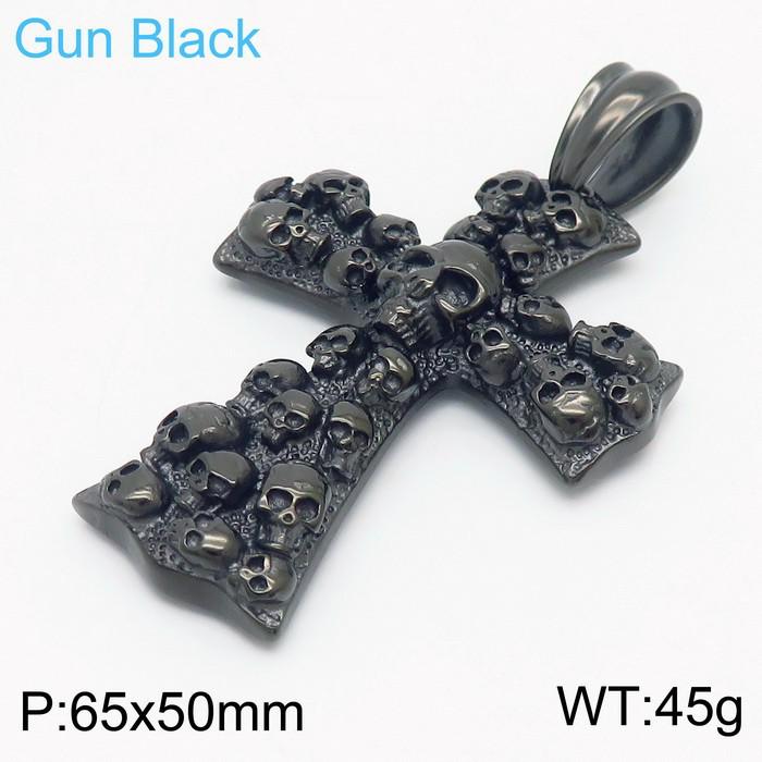 Men's Skull Head Pendant Necklace: European Punk Street Fashion