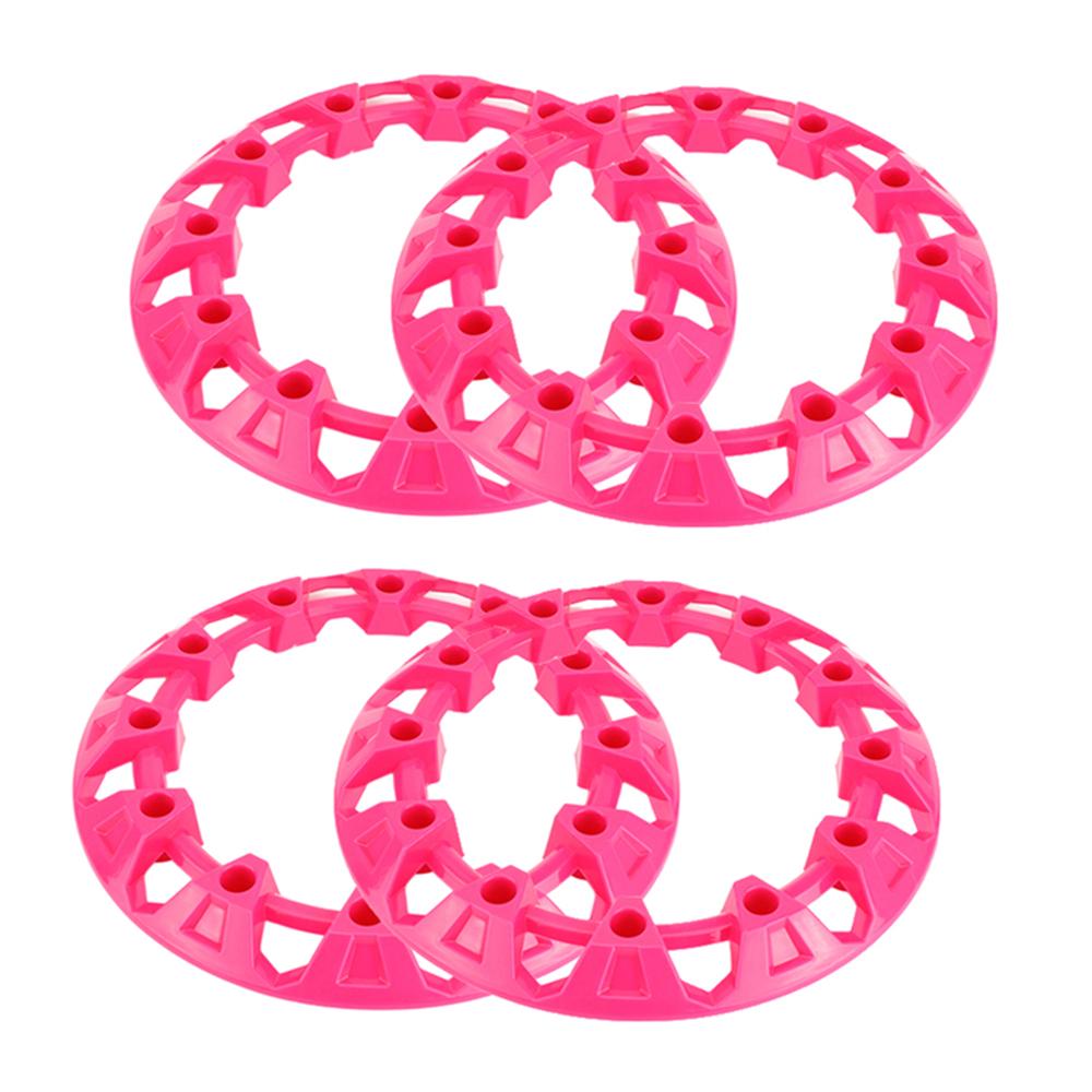 4pcs 8-inch ATV Wheel Trim Hub Protection Decor Rim Cap Universal Vehicle All Terrain Wheel Plastic Cover Fit To 8 Inch Wheels
