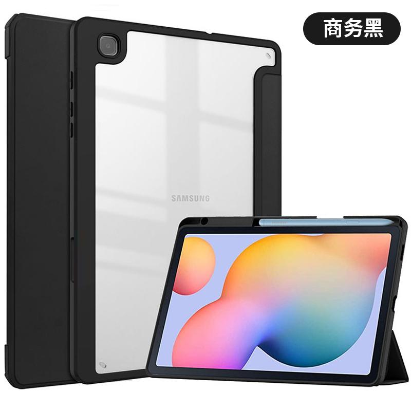 

Чехол для Samsung A9 Plus 11 дюймов S10 S9 FE 11 Plus 13.1 12.4 Обложка с держателем для карандаша для Galaxy Tab S6 Lite HD Прозрачная задняя крышка S10FE Plus 13.1 2025