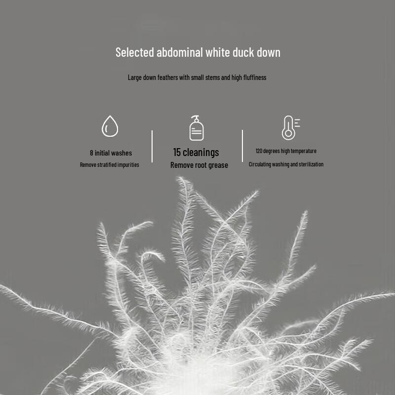 YuanShenghuo Class A 50% White Duck Down Duvet
