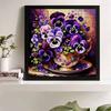 New Arrival 5D DIY Full Circle Diamond Painting "Teacup Purple Flower" Embroidery Cross Stitch Home Decor Gift