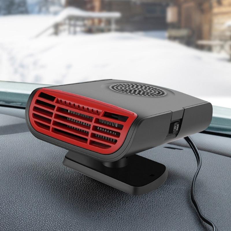 Vehicle Heating Cooling Fan Windshield Defogger Demister Defroster Car Heater Self Adhesive Electric Heater Cooling Fan