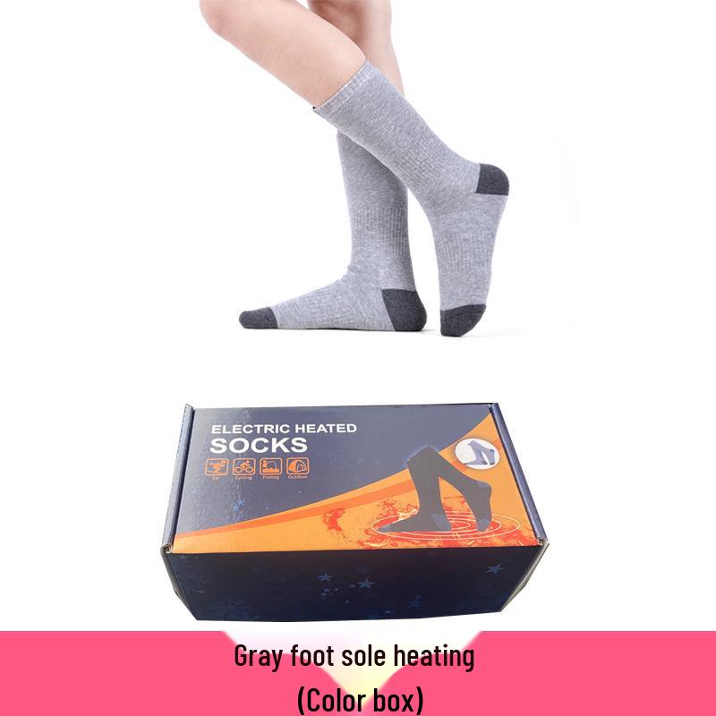Rechargeable Electric Heated Socks - Unisex Winter Foot Warmers