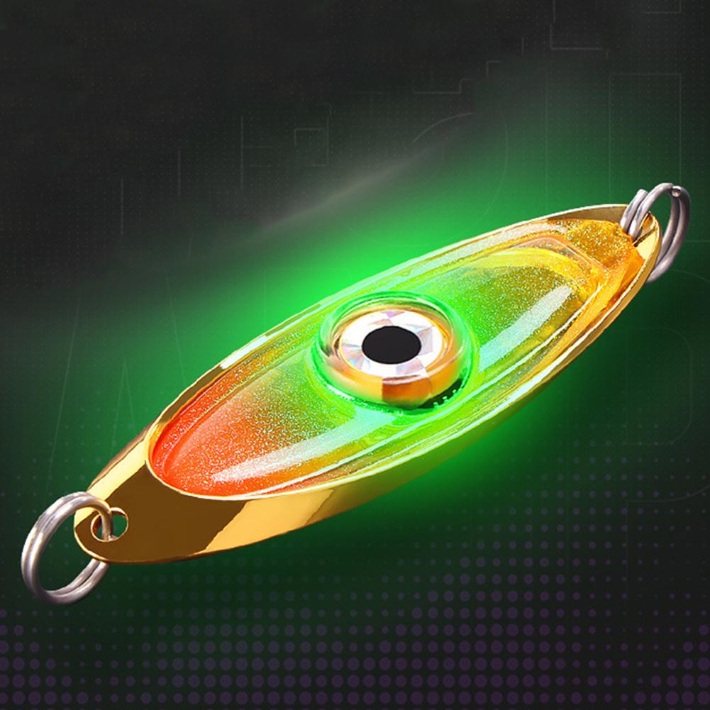 LED Fishing Lure Light Rotatable Fishing Lure Trap Light Waterproof Underwater Eye Shape Fishing Lure Light Fishing Accessories