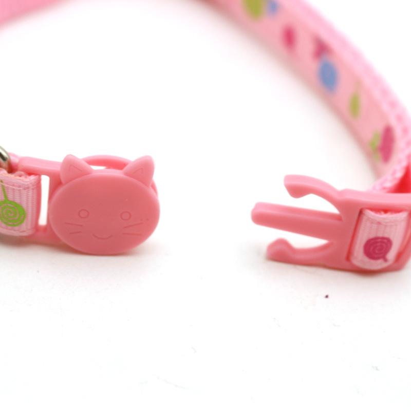 New Product Pet Color Cat Buckle Collar Lollipop Collar Cat Dog Collar Candy Collar Human Neck Collar