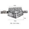 Fashionable Small Waist Bag Versatile Women Small Delicate Snake Skin Decorative Belt Saddle Bag Fashionable Sweater Belt Trendy