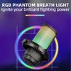 Game microphone USB computer recording microphone with anti-spray net set RGB lighting capacitor microphone