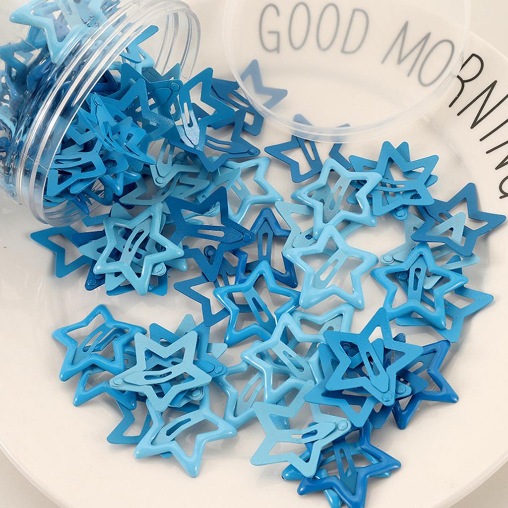 10/50pcs Dopamine Star Hair Clips Set Colorful Sweet Shining Star Hairpins for Women Girls Party Accessories Hair Barrettes