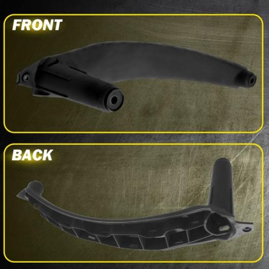 Inner Door Handle Trim Panel Pull Cover Black ForBMW X5 E70 X6 E71 E72 2008-2014