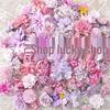 Purple Series Mixed Artificial Flowers DIY Material Kit for Hairpin, Headdress, Wreath, and Crinoline Decorations.
