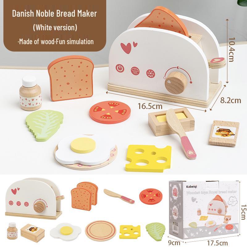 Children s Wooden Bread Maker Role-Play Toy