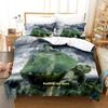 2023 World Turtles Turtle Island Bedding Set Cartoon Anime Three-piece Set Adult Kid Bedroom Duvetcover Sets 3D Kawaii Animal