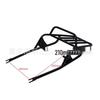 Haiyuepai Rear Luggage Rack for Zongshen Off-Road Motorcycle - Tail Box Bracket Modification Accessory.