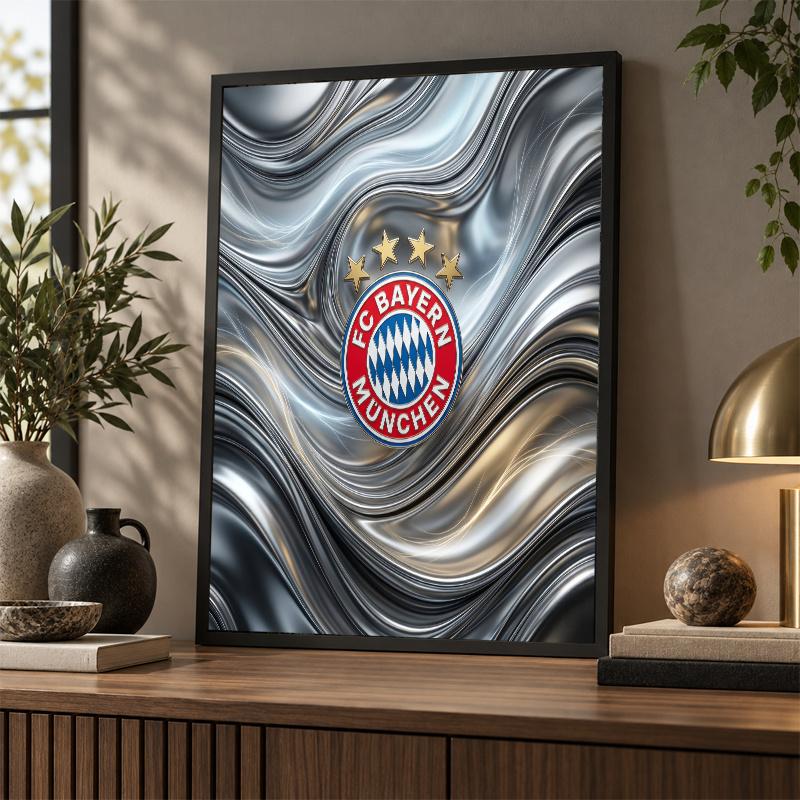 Bayern Munich Diamond Painting Kit 5D Full Drill DIY Diamond Mosaic Wall Art Home Decor