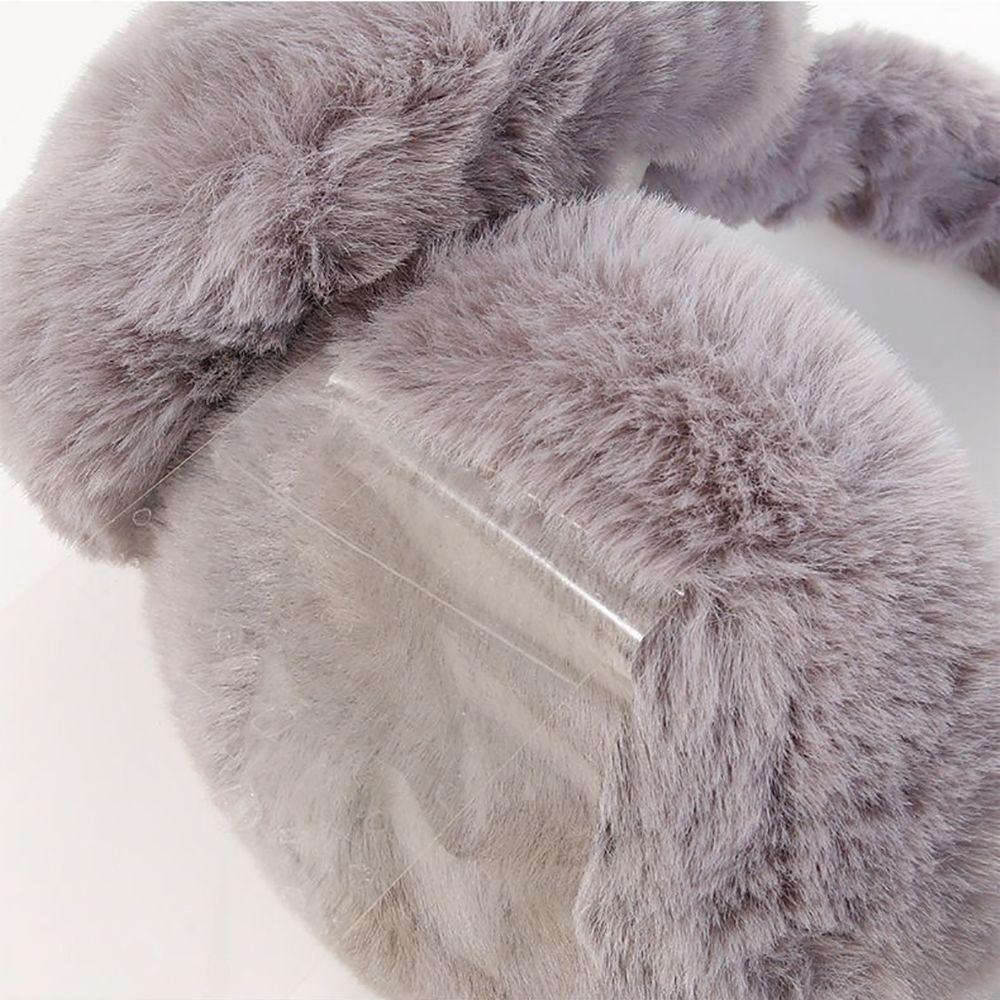 Skiing Female Outdoor Earflap Keep Warmer Adult Earcap Plush Earmuffs Ear Warmers Folding Ear Cover