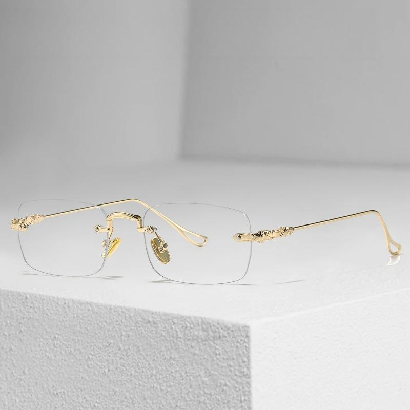 

5 шт. безободковые очки для чтения для женщин и мужчин, очки для чтения с маленькой квадратной оправой, антирадиационные, с диоптриями от +1.0 до +4.0 4.0