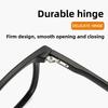 51-19 Ultra-light TR90 retro Glasses Frame Large Frame Square Myopia Glasses Anti-blue Light Reading Glasses