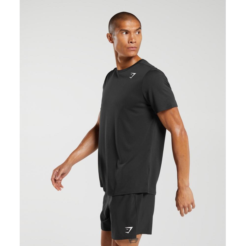 Gymshark Arrival Regular FiT T shirT Black A2a1j Bbbb