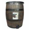 Water Collector - - Rainwater Barrel with Wood Look - Capacity 120L - Brown - 50.5x66 Cm