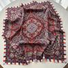 Women Square Scarf Silk Feeling Neckerchief Bandana Lady Spring Shawl Scarves Wrap Head Kerchief Hair Band Ties