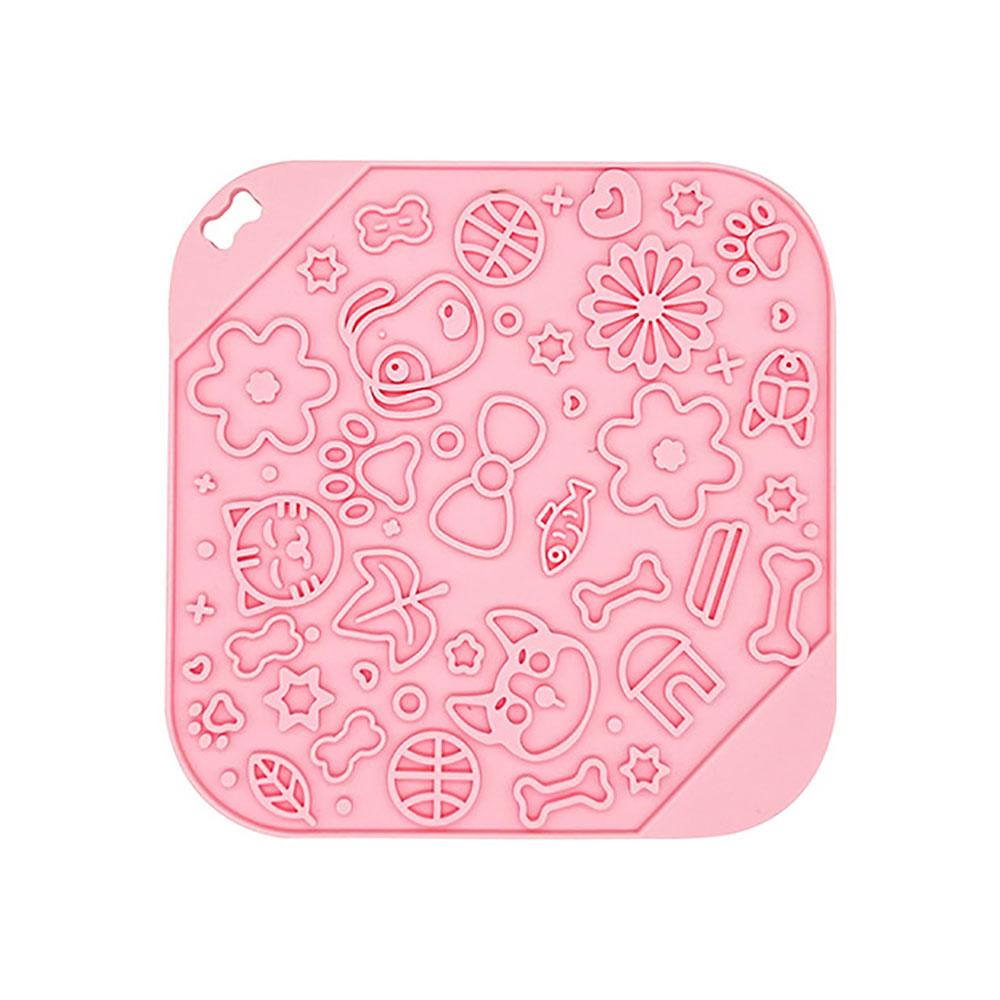 SW Pet Silicone Licking Pad Christmas Tree Flower Shape Cat Dogs Slow Feeder Plate for Pet Sucker Food Training Feeding Mat Bowl