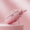 New Cartoon Doll Portable Mini Hanging Neck Fan 1200mAh Rechargeable Handheld Desktop Fan with Healing Ambient Light