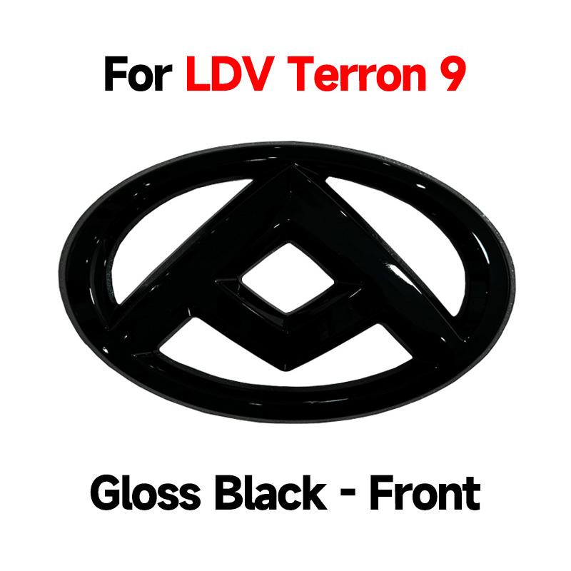 

For SAIC LDV Terron 9 2025 Glossy Black Emblem Cover Stick-on Adhesive Sporty Styling Part Decorative Trim Non-Destructive Part