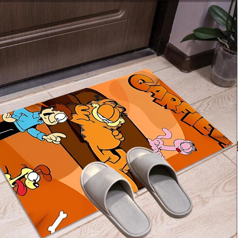 Tapete com Padrão Garfield, Tapete para Interior/Exterior, para Piquenique, Sala de Jogos, Quarto, Escritório, Sala de Estar, Tapete de Decoração para Casa, Presente de Aniversário