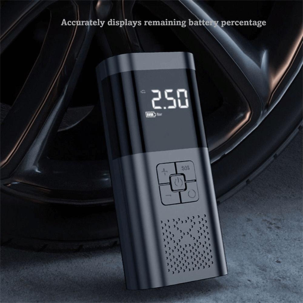 Pressure Gauge Car Air Pump Digital Display Portable Air Compressor  Balls Inflation