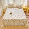 100% Cotton Floral Printing Bed Sheet Comfortable Skin Friendly Queen Flat Sheets for Bed High Quality Pure Cotton Bedsheet King