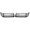 2PCS Balck Front Wheel Eyebrow Lamp Cover Trim For Jeep Wrangler JL JT 2018-