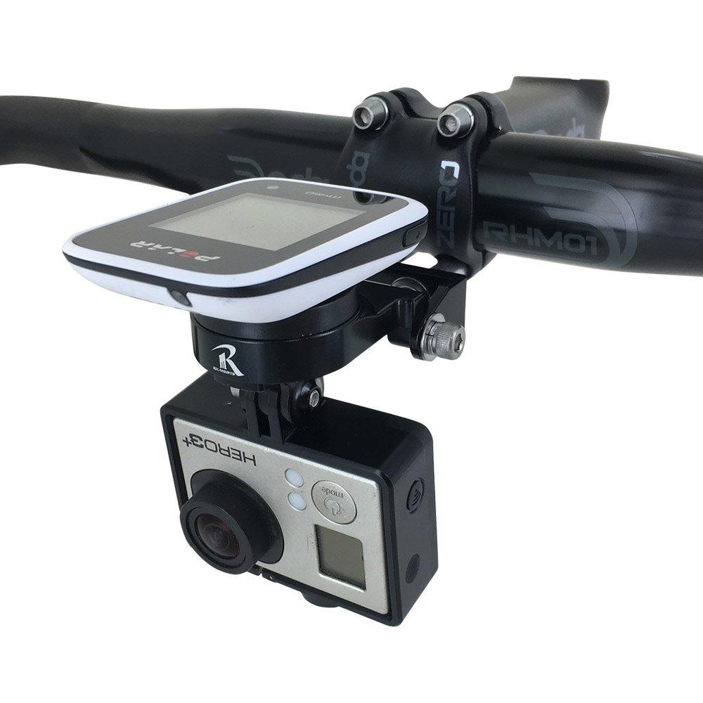 RecMount Polar Combo Bolt Clamp Type M5 stem with lower Mount, (for bolts, adapter) [PL-BOLT17+GP]