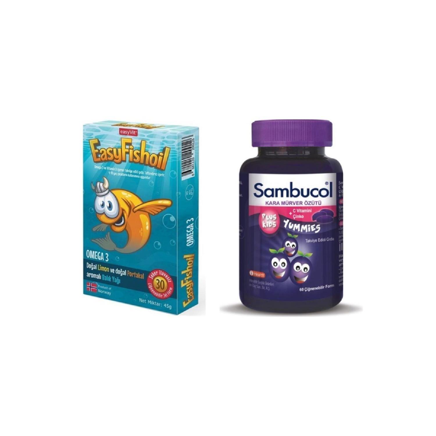 

Easyfishoil Omega 3 Sambucol Plus Kids Yummies 60 Tablet