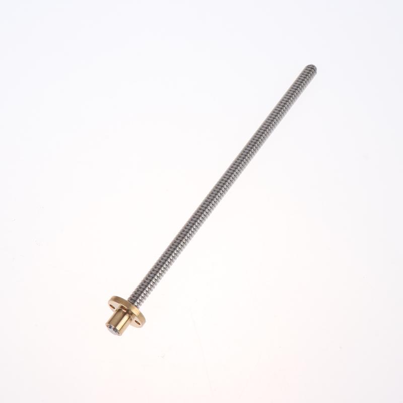 T8 Lead Screw with Brass Nut OD 8mm Lead 2mm Long Service Life 3D Printer Component for CNC Router Equipment