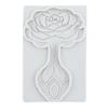 Flower Vase Silicone Molds Lotus Rose Daisy Flower Fondant Mold Relief Flower Mold Cake Decorating Tools Cupcake Topper Candy Chocolate Gumpaste Mold