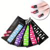 5Pcs Stripping Tape Anti-splash Protection Nails U-shaped Fingerprint Stickers Finger Skin Protection Nail Polish Stickers.