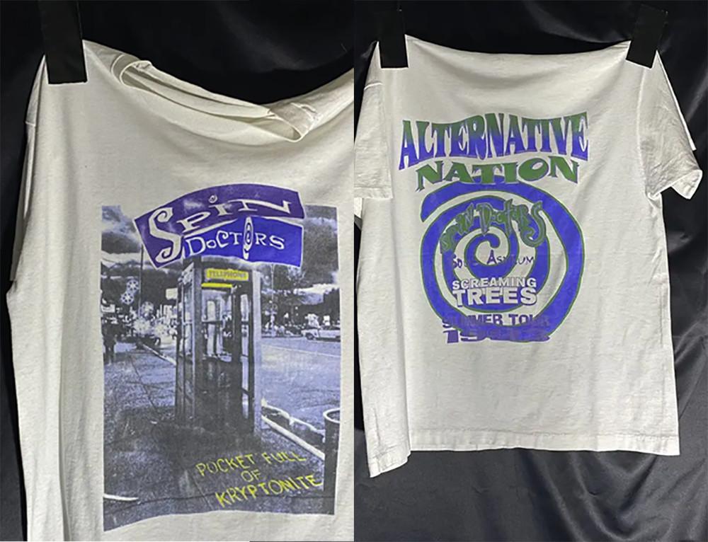 Spin Doctor Tour Unisex All Size T-Shirt white Men Short sleeves 2 sides Unisex T-Shirt M