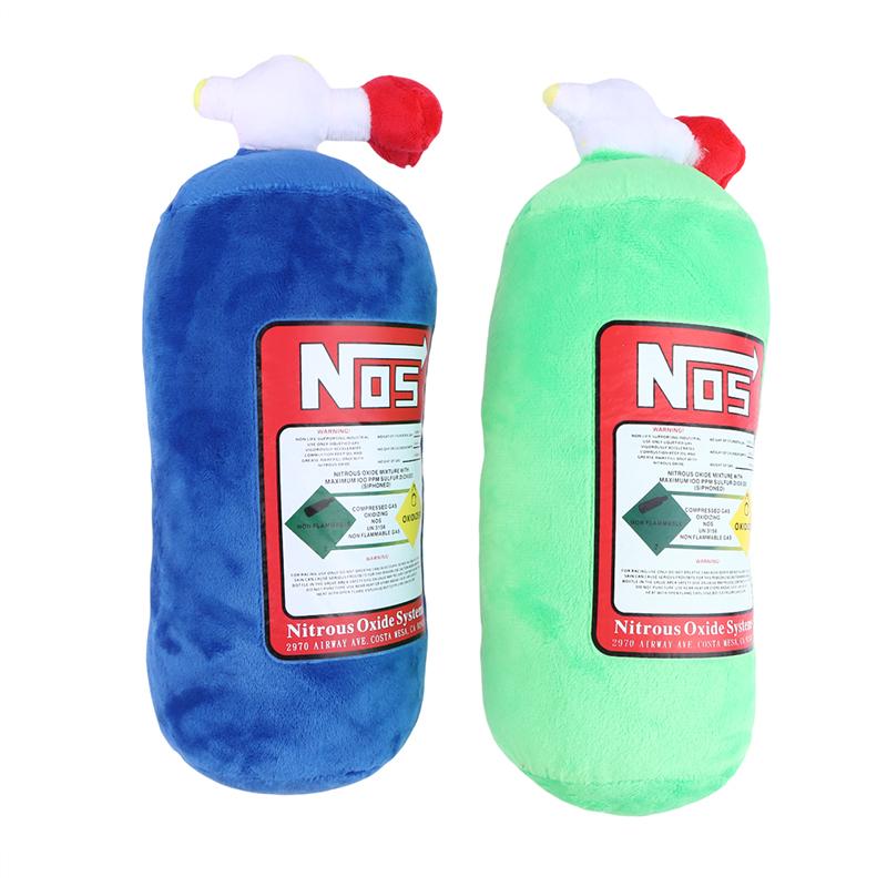 Pernă pentru Gât Scaun Auto Creativă Sticlă cu Oxid Nitros Pluș Moale Tetiere Auto Decorațiune Auto Suport Gât Pernă Scaun