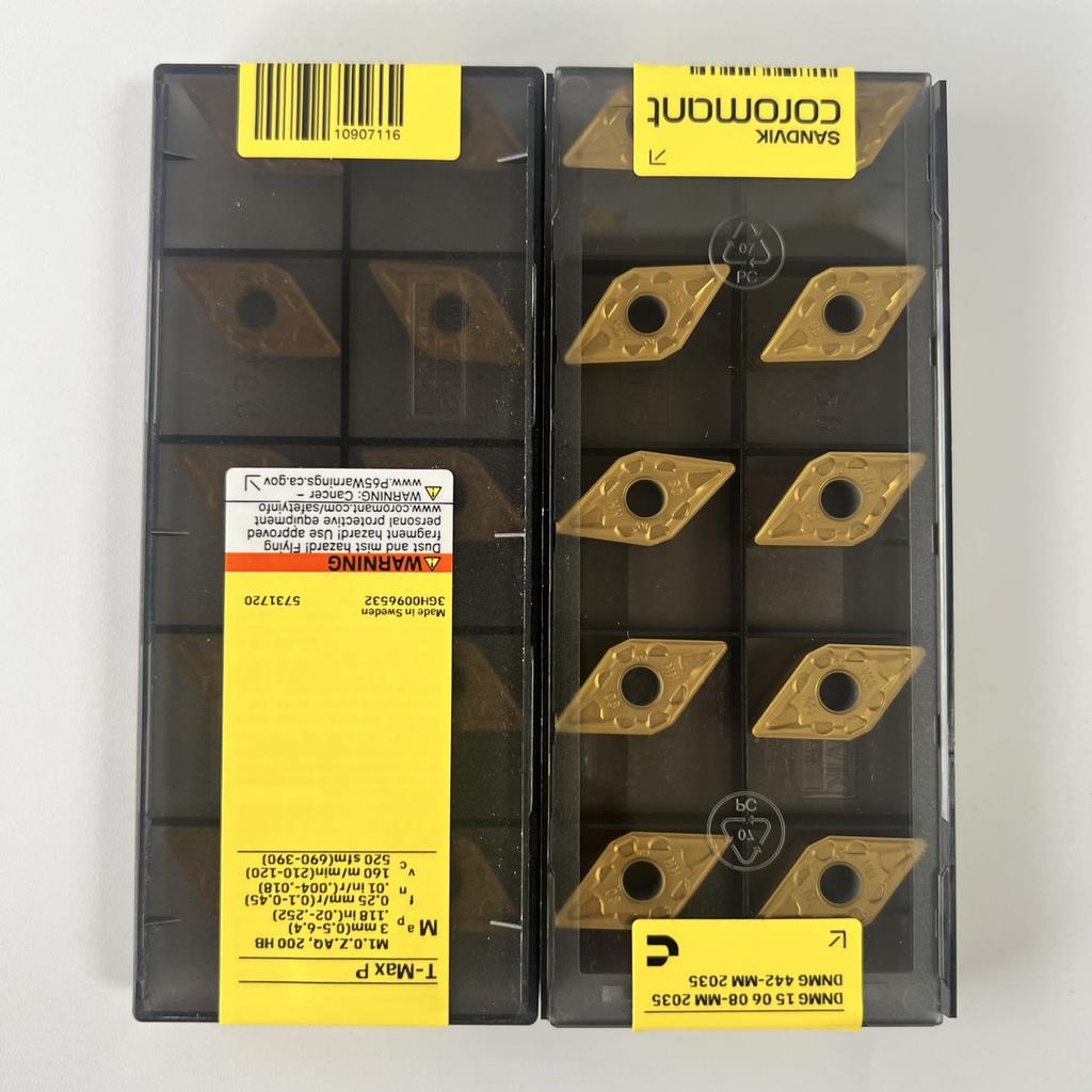 SANDVIK / DNMG150608-MM 2035 / Original Swedish hard alloy blade 10 Pcs