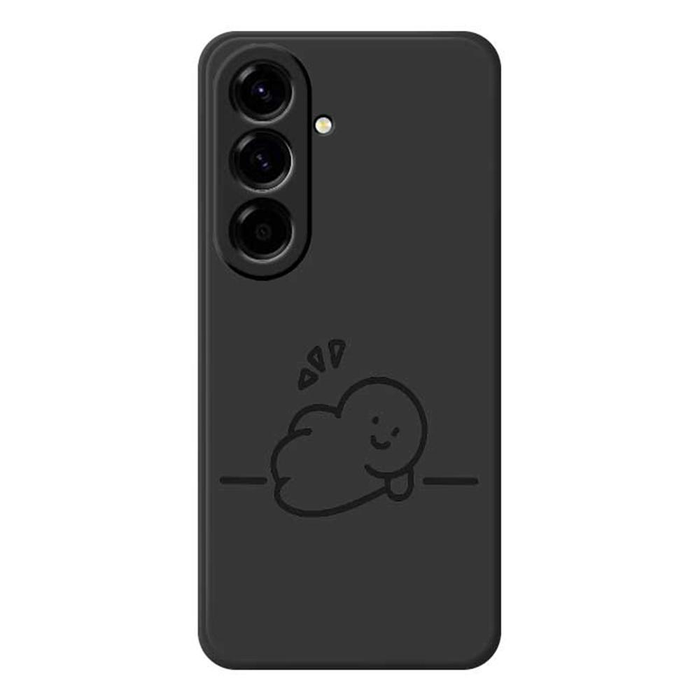 For Samsung Galaxy A56 5G Case Stick Figure Pattern Printing Straight Edge TPU Phone Back Cover