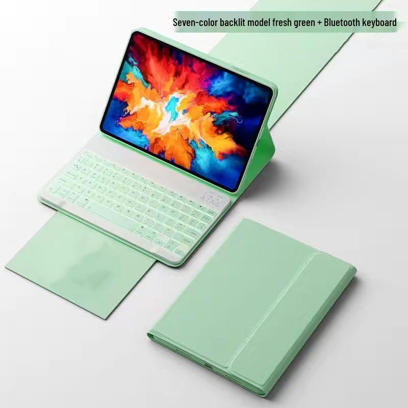 Samsung A7 Lite 8.7" Tablet Case with Magnetic Shell and Bluetooth Keyboard - Compatible with Russia, France, Spain