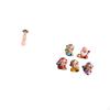 Traditional Chinese Girl And God of Fortune Resin Statue Sculpture Miniature Figurine Tabletop Decor