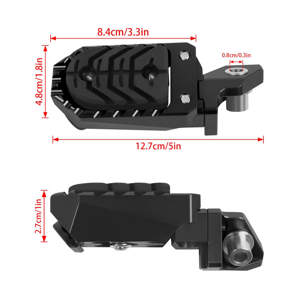 For BMW R1200GS GS1200 R1250GS LC ADV 2013-2025 F750GS F850GS S1000XR 2015-2019 Motorcycle Foot pegs Footrest Footpeg Foot Rests
