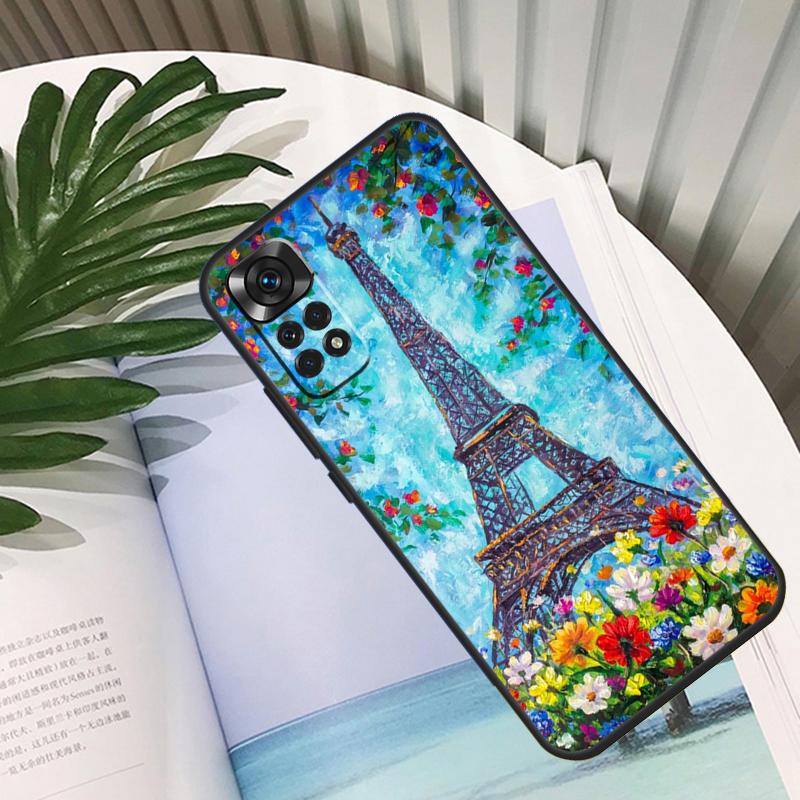 Paris Eiffel Tower Funda For Xiaomi Redmi Note 14 13 10 11 12 15 Pro Plus Case For Redmi 15 13C 12C 10C 14C 15C