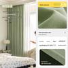 Modern Cream Chenille Blackout Curtains for Living Room/Bedroom